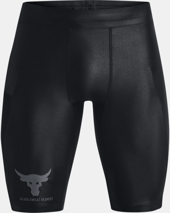 Men's Project Rock Iso-Chill Shorts in Black image number 7